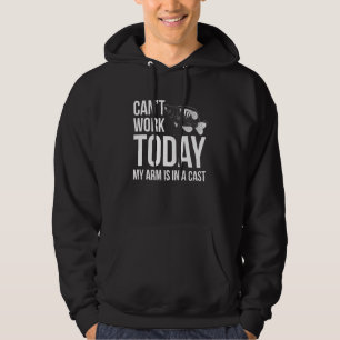 Mijn arm zit nu in een gegoten crappie Fisher Hoodie