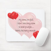 Mijn armen zijn vol muismat (Met muis)