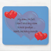 Mijn armen zijn vol muismat (Voorkant)