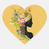 Mijn Ascot Pet Hart Sticker (Voorkant)