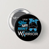 Mijn AUNT - Diabetes bewustmakingsstrijder Ronde Button 5,7 Cm (Voorkant /achterkant)