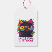 Mijn Aura Zegt Sticker Cadeaulabel (Voorkant)
