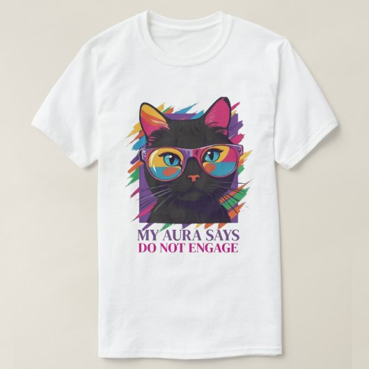 MIJN AURA ZEGT T-SHIRT (Design voorkant)
