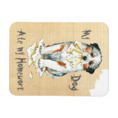 Mijn Aussie Ate Mijn thuiswerk Magneet (Horizontaal)