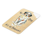 Mijn Aussie Ate Mijn thuiswerk Magneet (Linkerzijde)