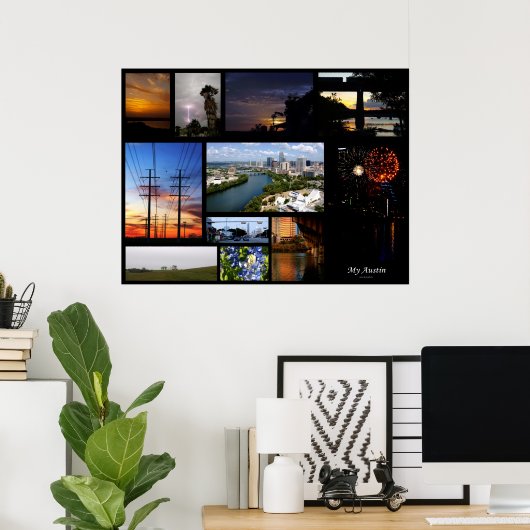 Mijn Austin Poster (Thuiskantoor)