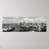 Mijn Austin Skyline BW Poster (Voorkant)