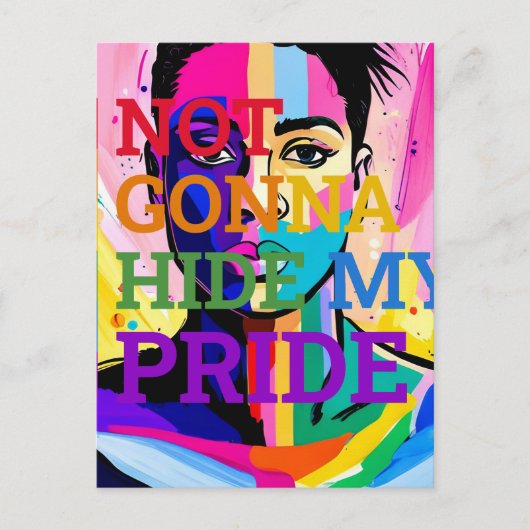 Mijn authenticiteit omarmen briefkaart (Voorkant)