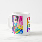 Mijn authenticiteit omarmen koffiemok (Voorkant links)