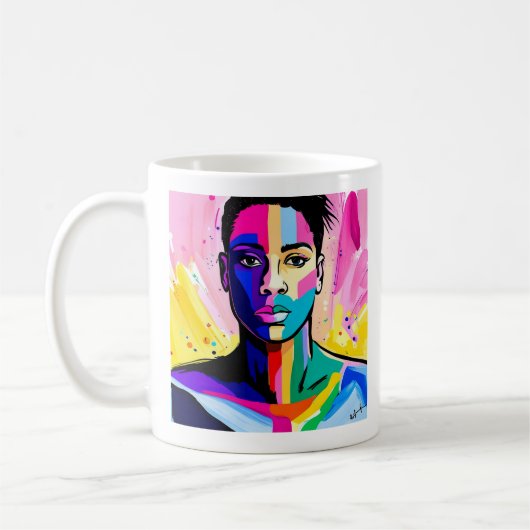 Mijn authenticiteit omarmen koffiemok (Links)