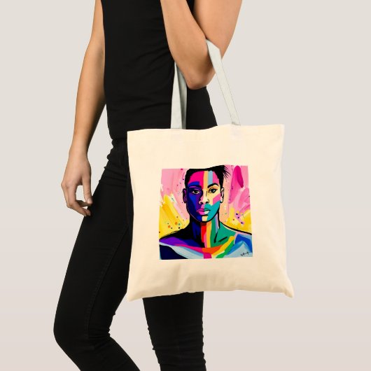 Mijn authenticiteit omarmen tote bag (Voorkant (product))