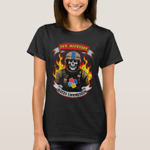 Mijn Autisme Haat Communisme T - shirts Uni-Adults