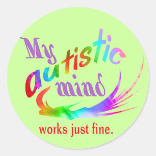 Mijn autistische geest Stickers