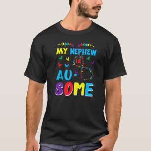 Mijn autistische Nephew Geweldige Autisme Awarenes T-shirt