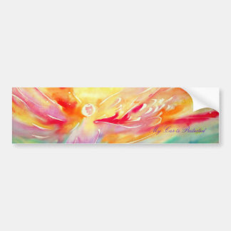 Mijn auto is beschermd bumpersticker