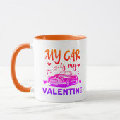 Mijn auto is mijn Valentijn koffie Mok (Links)