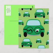 Mijn auto is slim briefkaart (Voorkant / Achterkant)