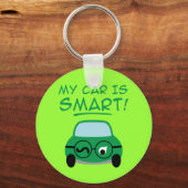 Mijn auto is slim sleutelhanger (Voorkant)