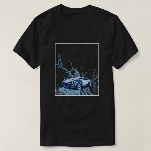 Mijn auto is sneller dan de jouwe t-shirt (Design voorkant)