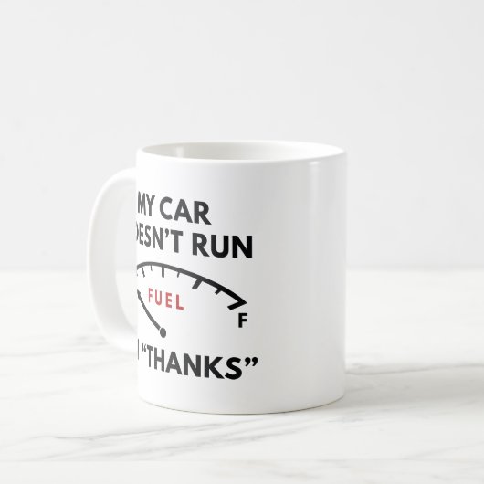 Mijn auto koffiemok (Voorkant links)