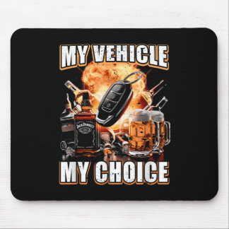 Mijn auto Mijn keuze Grappig Drink Remote Smart K Muismat