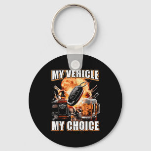 Mijn auto Mijn keuze Grappig Drink Remote Smart K Sleutelhanger