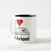 Mijn Avion-fullrig Tweekleurige Koffiemok (Voorkant links)