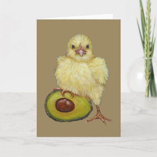 Mijn Avocado-wenskaart Kaart (Voorkant)