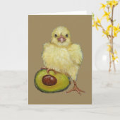 Mijn Avocado-wenskaart Kaart (Gele Bloem)