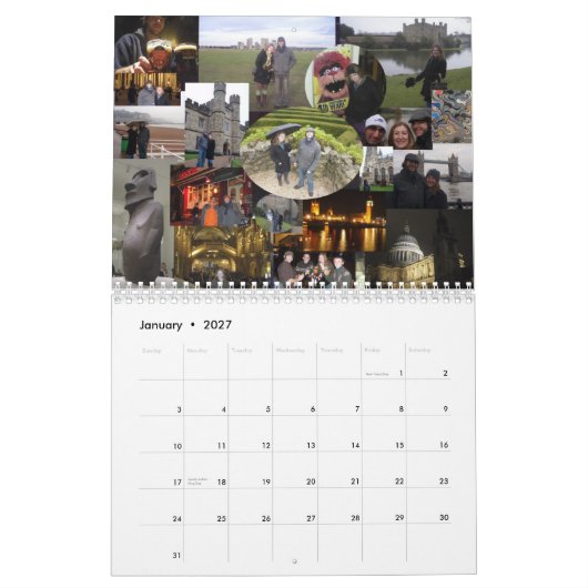 Mijn avonturen van 2010, agenda van 2011 kalender (Jan 2027)
