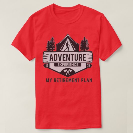 Mijn avontuurervaring van het pensioenplan t-shirt (Design voorkant)