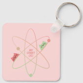Mijn baan (banen) Cute sleutelhanger (Achterkant)