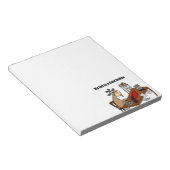 Mijn baan is een Goat Rodeo-ontwerp Notitieblok (Schuin)