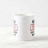 Mijn baan is geheim koffiemok (Center)