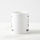 Mijn baan is soda-druk koffiemok (Center)