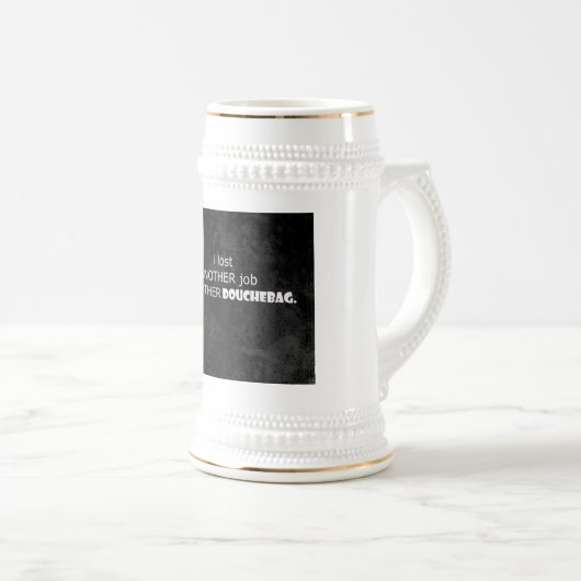 mijn baan verloren bierpul (Voorkant rechts)