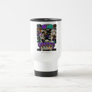 Mijn Baanquêtes Gepersonaliseerd Grappig Kantoor T Reisbeker