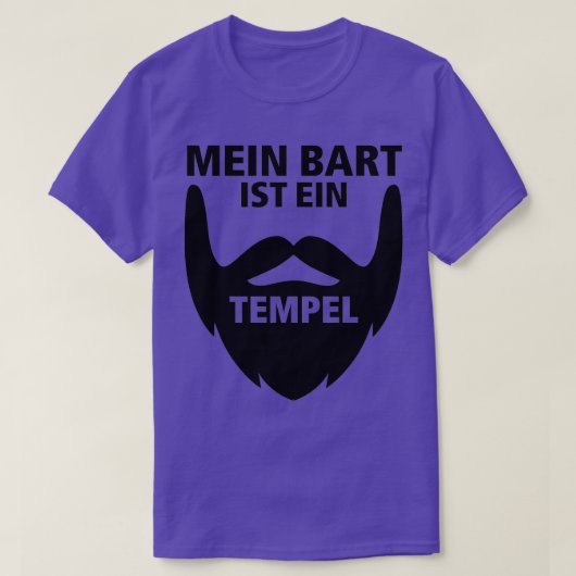 Mijn baard is een tempelbaard man t-shirt (Design voorkant)