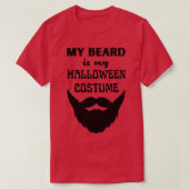 Mijn baard is mijn halloween kostuum 7 t-shirt (Design voorkant)