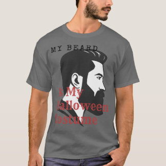 Mijn baard is mijn halloween kostuum 9 t-shirt