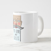 Mijn baard, mijn regels Jumbo Coffee Mok (Voorkant rechts)