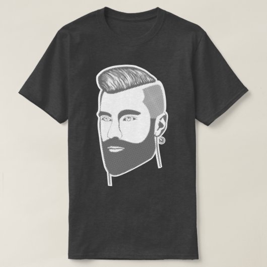 Mijn baard zit op het punt t-shirt (Design voorkant)