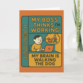 Mijn baas denkt dat ik werk, mijn brein wandelt de kaart