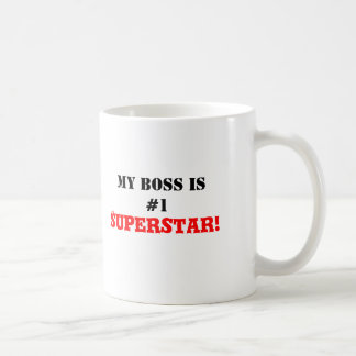 Mijn baas is #1 Superstar! Koffiemok