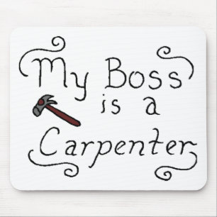 Mijn baas is een joodse timmer muismat