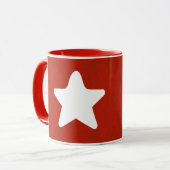 Mijn baas is een Star Custom Name V05 Red and Whit Mok (Voorkant links)