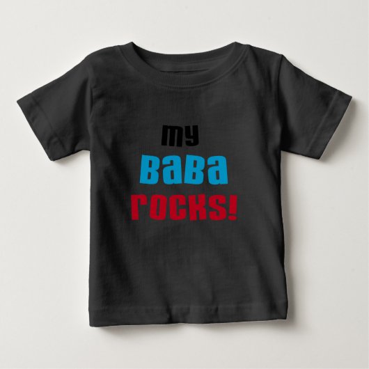 Mijn Baba Rocks T-shirts en geschenken (Voorkant)