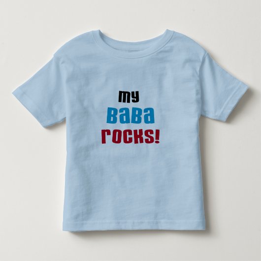 Mijn Baba Rocks T-shirts en geschenken (Voorkant)
