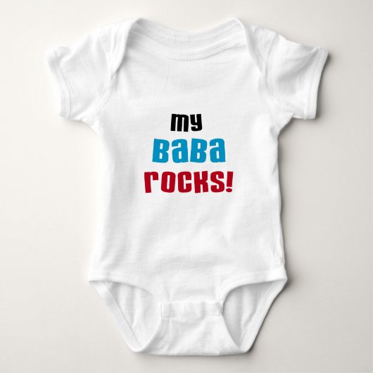 Mijn Baba Rocks T-shirts en geschenken (Voorkant)