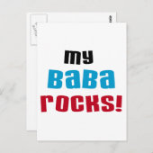 Mijn Baba Rocks T-shirts en geschenken Briefkaart (Voorkant / Achterkant)